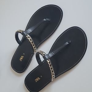 Zara Flat Sandles size 39
